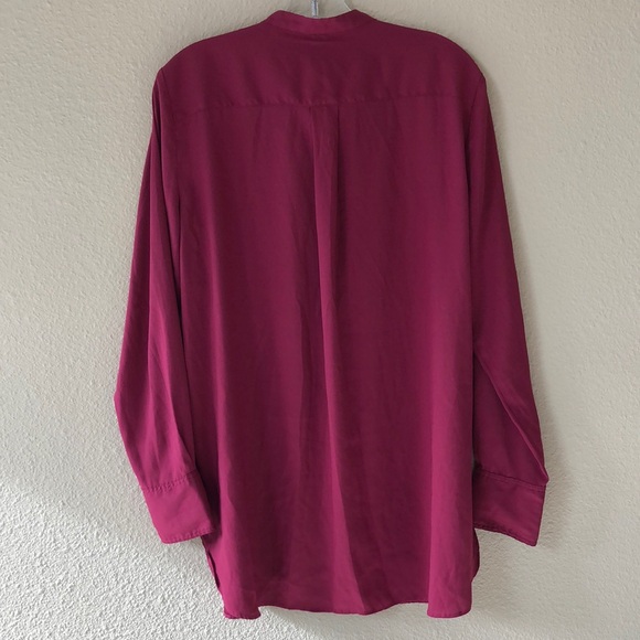 Ann Taylor Berry Pink Top Size L - Picture 3 of 5